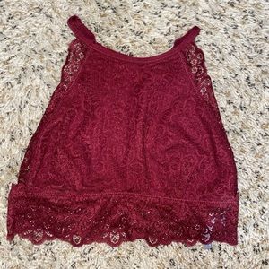 aerie high-neck razorback bralette